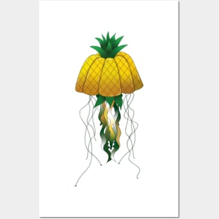 Pineapple Jellofish Posters and Art